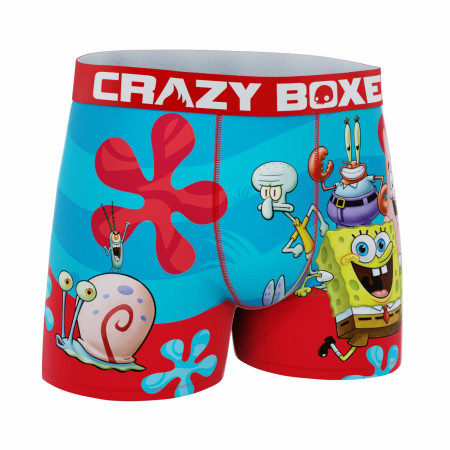 Crazy Boxer SpongeBob SquarePants and Friends Men's Boxer Briefs